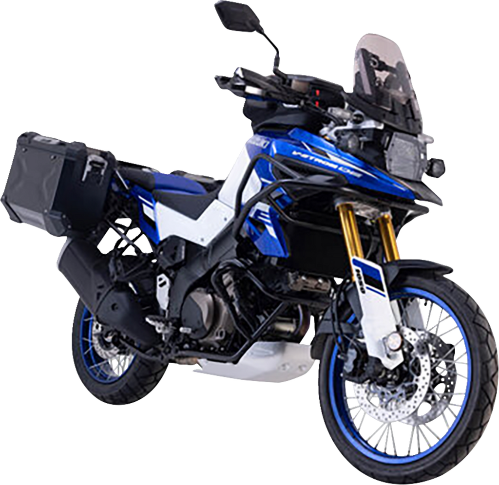 SW-MOTECH TRAX ADV Aluminum Case System - Black - Suzuki V-Strom 1050 DE '23-'24 KFT.05.965.70000/B
