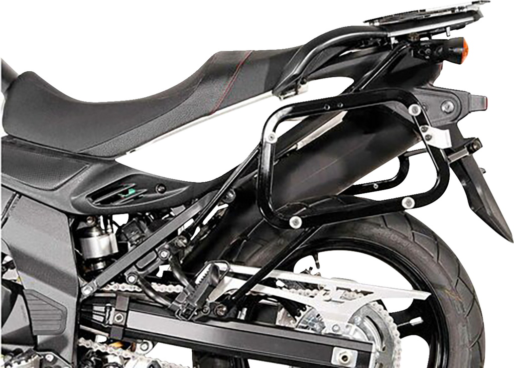 SW-MOTECH TRAX ADV Aluminum Case System - Black - Suzuki V-Strom 650 '11-'16 KFT.05.765.70000/B