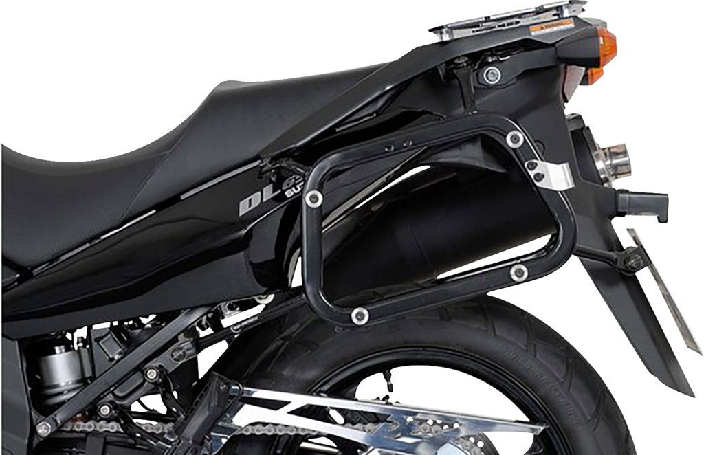SW-MOTECH TRAX ADV Aluminum Case System - Black - Suzuki V-Strom 650 '04-'10 KFT.05.294.70000/B