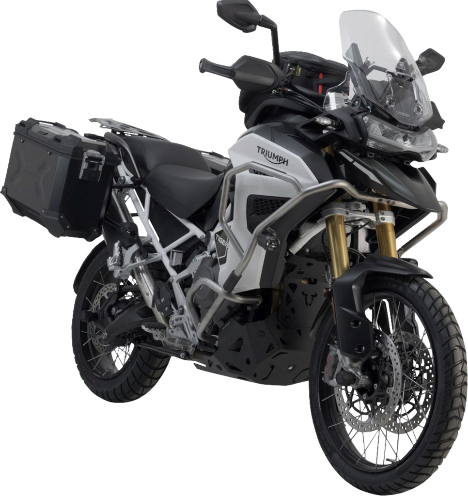 SW-MOTECH TRAX ADV Aluminum Case System - Black - Triumph Tiger Explorer1200 '22-'24 KFT.11.905.70102/B