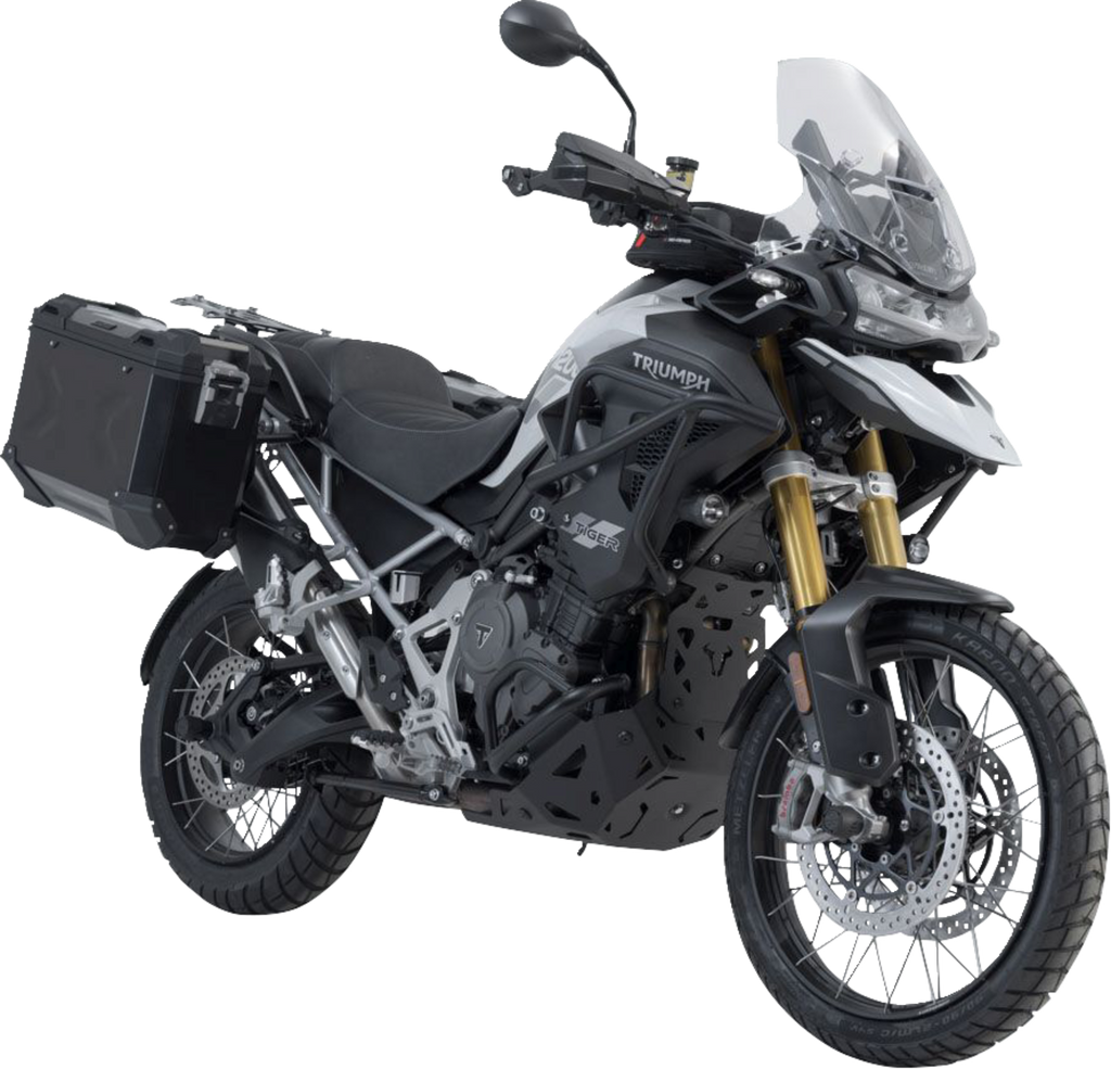 SW-MOTECH TRAX ADV Aluminum Case System - Black - Triumph Tiger 1200 '22-'24 KFT.11.905.70002/B