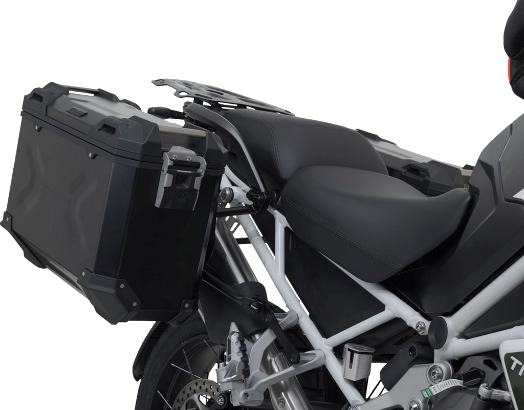 SW-MOTECH TRAX ADV Aluminum Case System - Black - Triumph Tiger Explorer1200 '22-'24 KFT.11.905.70102/B