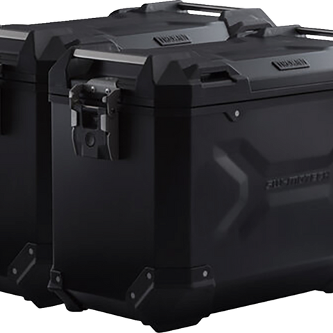 SW-MOTECH TRAX ADV Aluminum Case System - Black - Ducati Multistrada 1200 '10-'14 KFT.22.140.70100/B