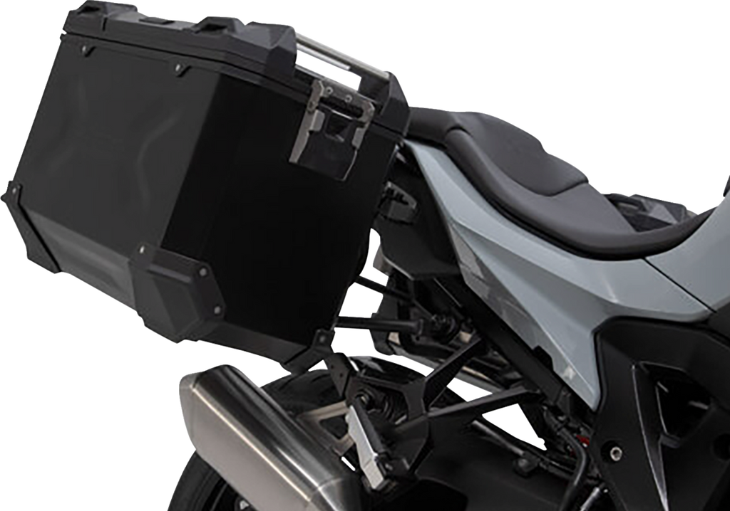 SW-MOTECH TRAX ADV Aluminum Case System - Black - BMW S 1000 XR '19-'24 KFT.07.954.70101/B