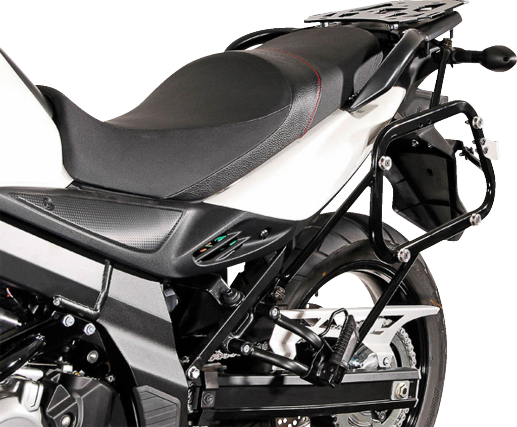 SW-MOTECH TRAX ADV Aluminum Case System - Black - Suzuki V-Strom 650 '11-'16 KFT.05.765.70000/B