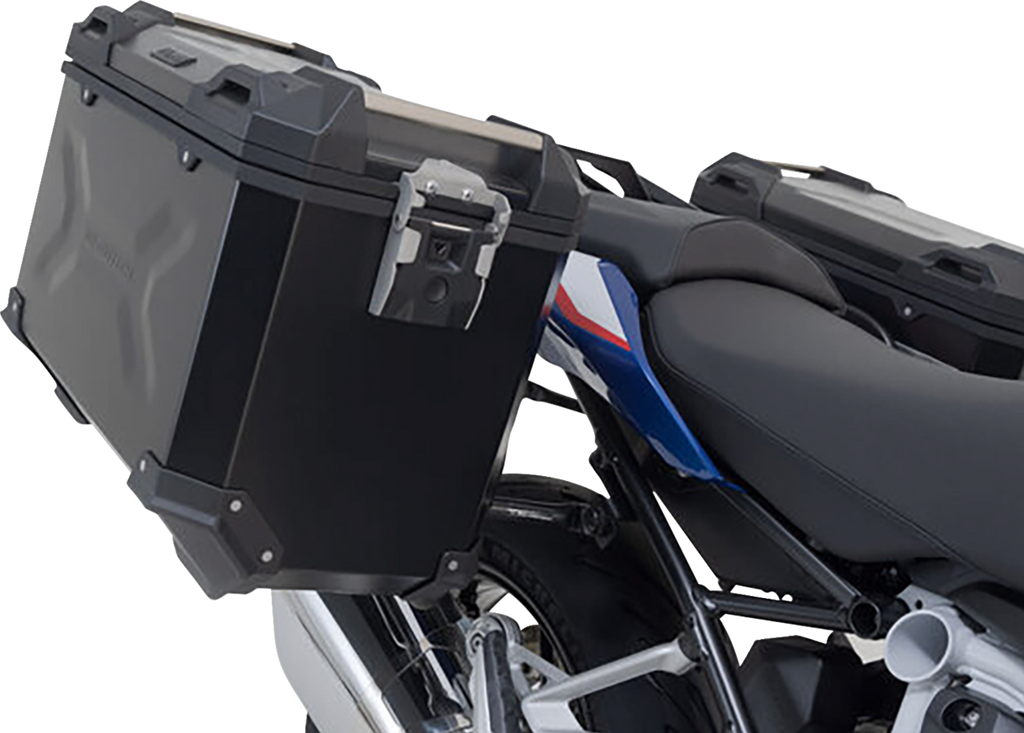 SW-MOTECH TRAX ADV Aluminum Case System - Black - BMW R 1200/1250 R '14-'24 KFT.07.573.70100/B