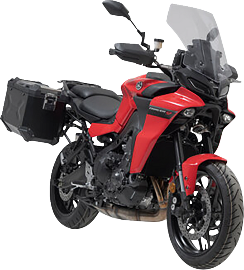 SW-MOTECH TRAX ADV Aluminum Case System - Black - Yamaha Tracer 9 GT '21-'24 KFT.06.921.70100/B