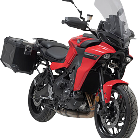 SW-MOTECH TRAX ADV Aluminum Case System - Black - Yamaha Tracer 9 GT '21-'24 KFT.06.921.70100/B