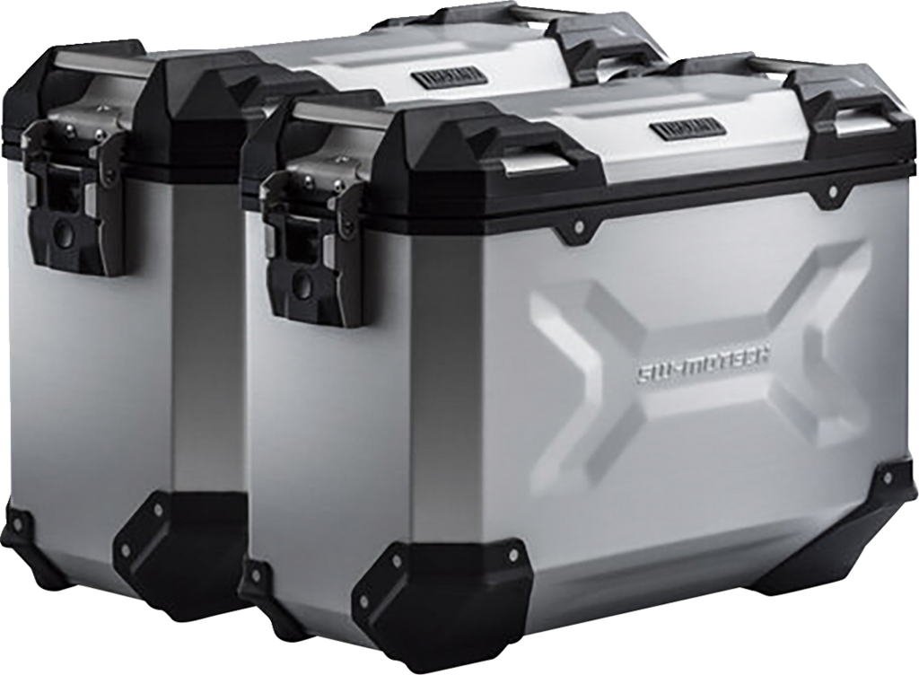 SW-MOTECH TRAX ADV Aluminum Case System - Silver - BMW F 650 GS/G 650 GS '99-'15 KFT.07.094.70000/S