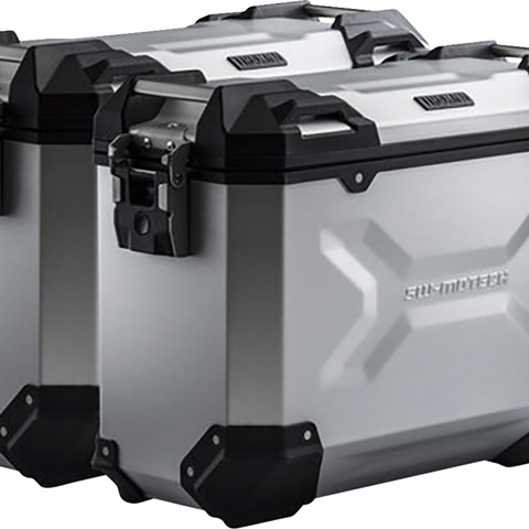 SW-MOTECH TRAX ADV Aluminum Case System - Silver - BMW F 650 GS/G 650 GS '99-'15 KFT.07.094.70000/S
