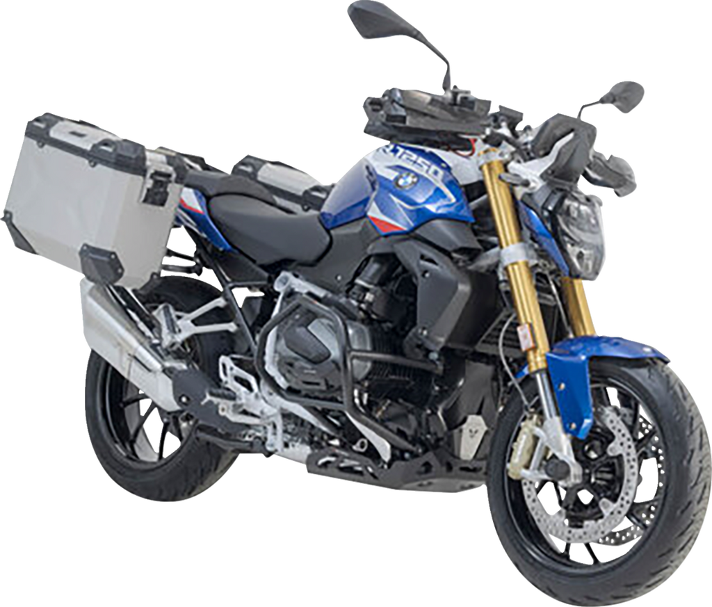 SW-MOTECH TRAX ADV Aluminum Case System - Silver - BMW R 1200/1250 R '14-'24 KFT.07.573.70000/S