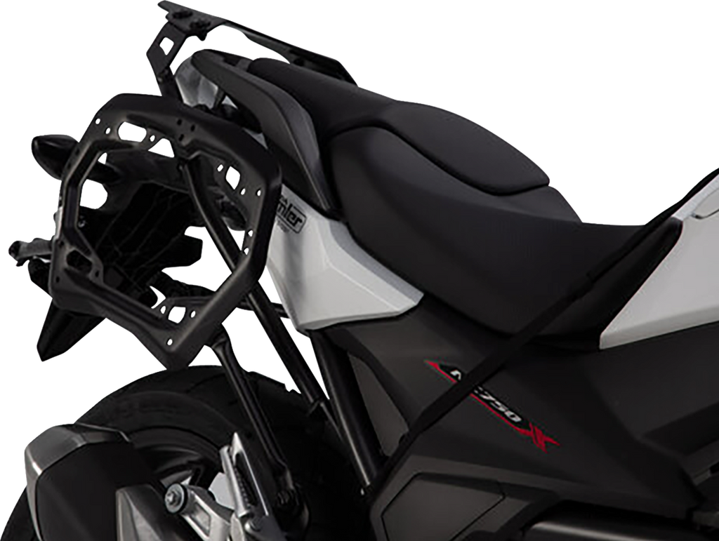 SW-MOTECH TRAX ADV Aluminum Case System - Black - Honda NC750 '16-'20 KFT.01.699.70101/B