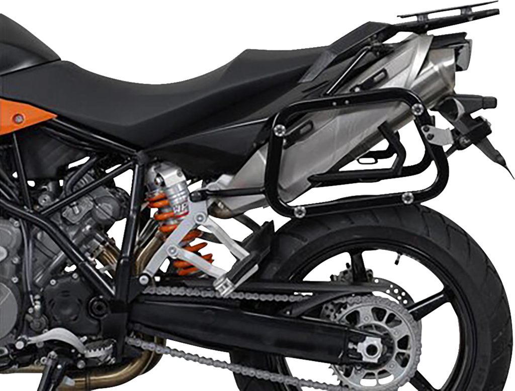 SW-MOTECH TRAX ADV Aluminum Case System - Black - KTM Super Moto 950/SMR/SMT 990 '05-'13 KFT.04.621.70100/B