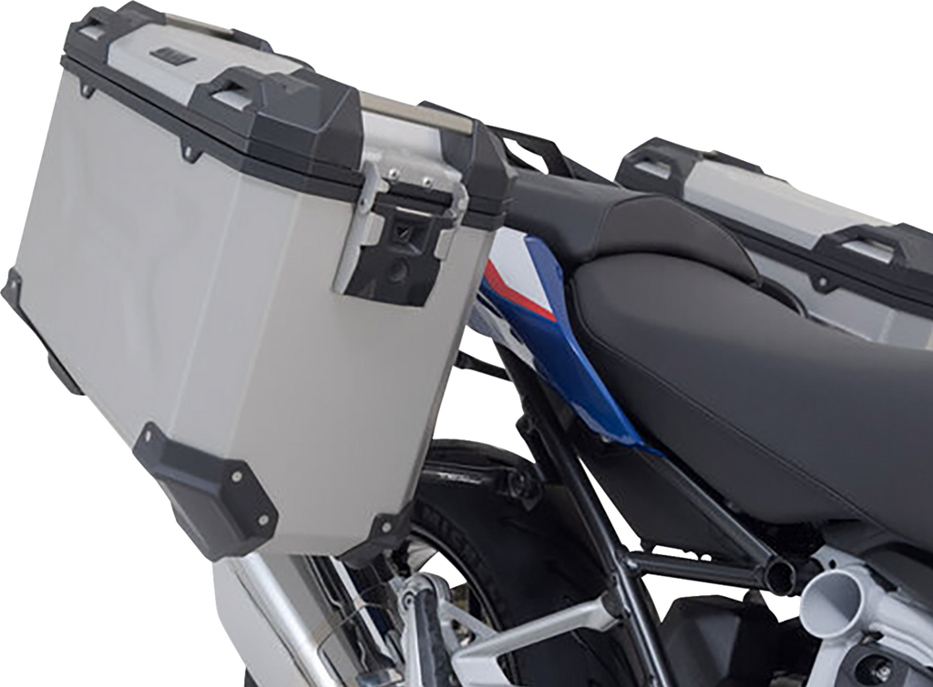 SW-MOTECH TRAX ADV Aluminum Case System - Silver - BMW R 1200/1250 R '14-'24 KFT.07.573.70000/S