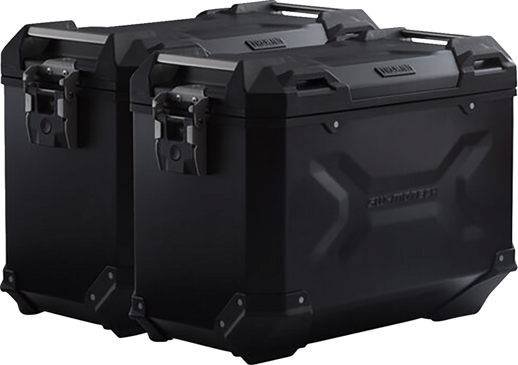 SW-MOTECH TRAX ADV Aluminum Case System - Black - Ducati Multistrada 950/1200/1260/V2 '15-'24 KFT.22.114.70102/B