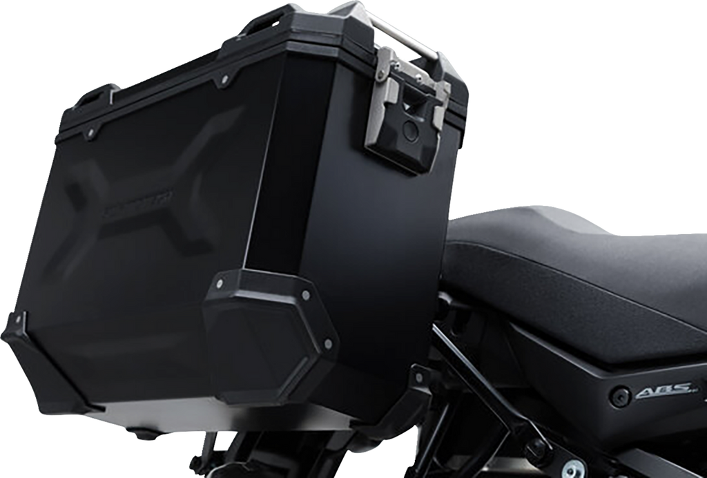 SW-MOTECH TRAX ADV Aluminum Case System - Black - Suzuki V-Strom 650 '16-'24 KFT.05.876.70101/B