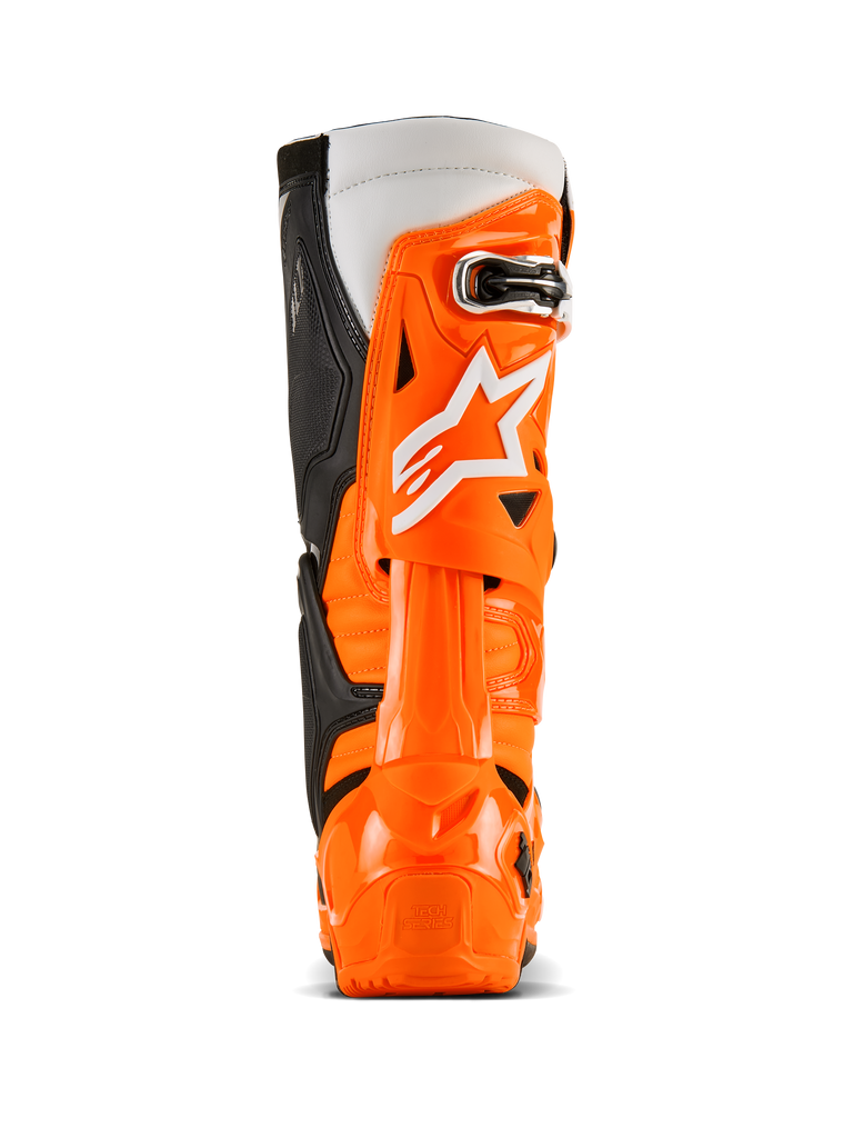 Tech 10 Enduro Boots Orange Fluo/Black/White 9