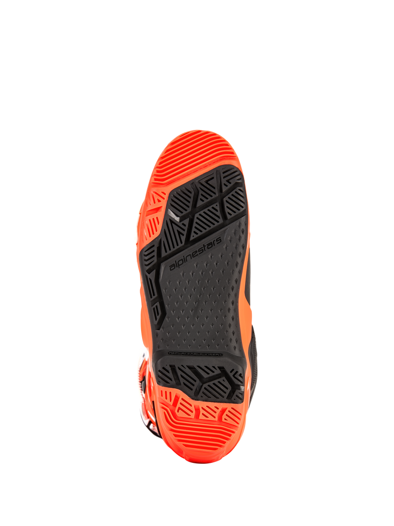 Tech 10 Enduro Boots Orange Fluo/Black/White 7