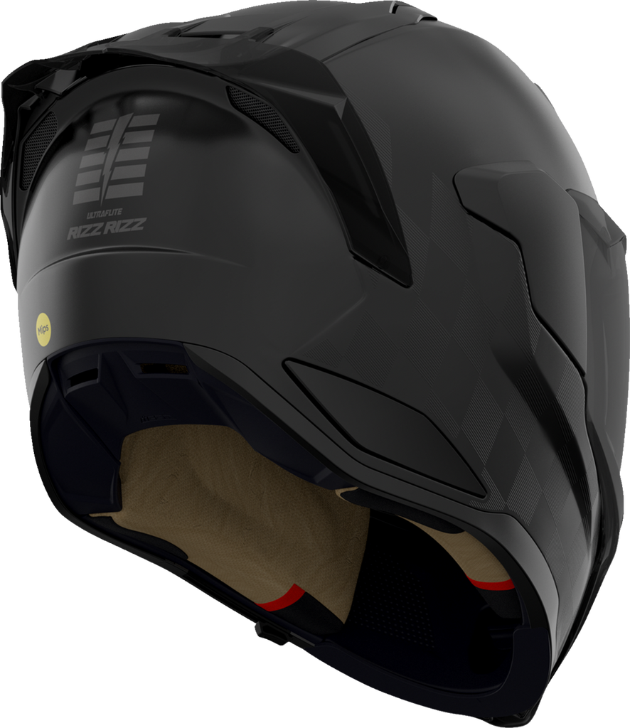 ICON Ultraflite Rizz Rizz MIPS Helmet, Black, Small – 0101-17932