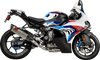 AKRAPOVIC Evolution Line Exhaust System - Titanium - M 1000 RR S-B10E11-APLT