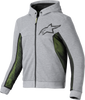 ALPINESTARS Chrome Air Sport Hoodie - Heather Gray/Black - Small 4200425-9196-S