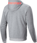 ALPINESTARS Chrome v2 Sport Hoodie - Heather Gray/Red Fluo - Medium 4200325-9199-M
