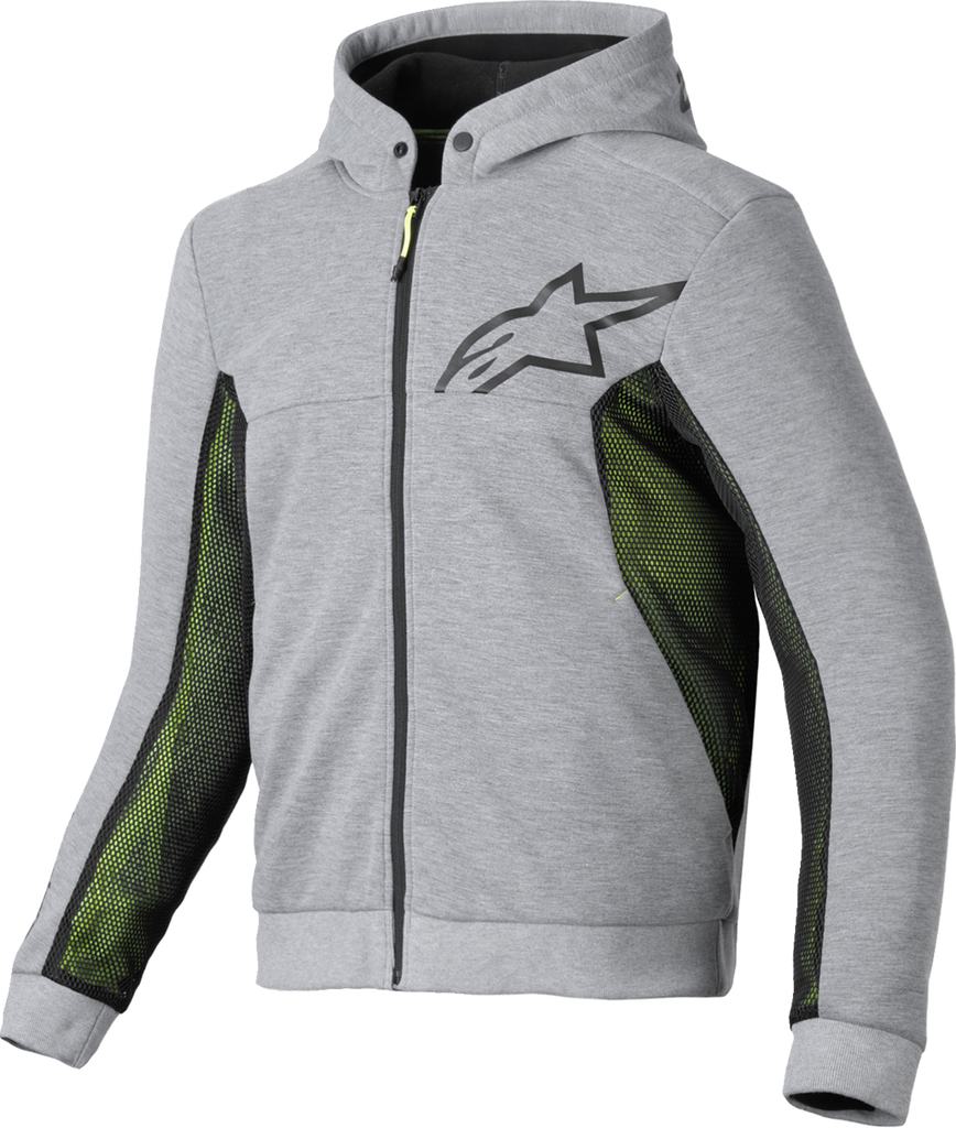 ALPINESTARS Chrome Air Sport Hoodie - Heather Gray/Black - Large 4200425-9196-L