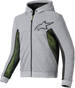 ALPINESTARS Chrome Air Sport Hoodie - Heather Gray/Black - Large 4200425-9196-L
