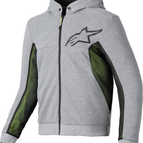 ALPINESTARS Chrome Air Sport Hoodie - Heather Gray/Black - Large 4200425-9196-L