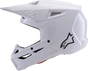 ALPINESTARS SM3 Helmet - Solid - Gloss White - 2XL 8300326-2180-XXL