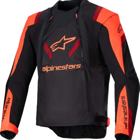 ALPINESTARS T-Stunt Air Jacket - Black/Red Fluo/Dark Red - Small 3301825-1365-S