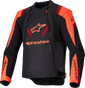ALPINESTARS T-Stunt Air Jacket - Black/Red Fluo/Dark Red - Large 3301825-1365-L