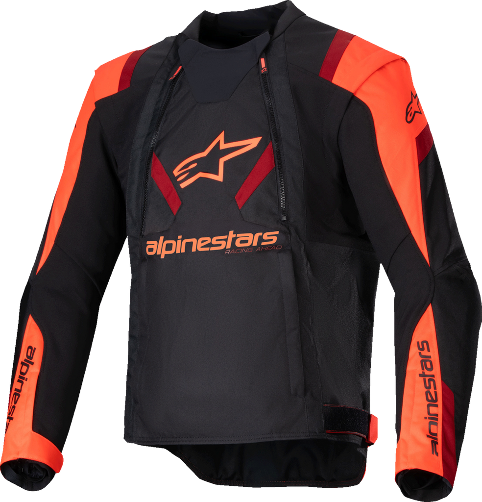ALPINESTARS T-Stunt Air Jacket - Black/Red Fluo/Dark Red - Medium 3301825-1365-M