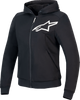 ALPINESTARS Stella Chrome v2 Sport Hoodie - Black/White - 2XL 4210225-12-2XL