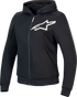 ALPINESTARS Stella Chrome v2 Sport Hoodie - Black/White - 2XL 4210225-12-2XL