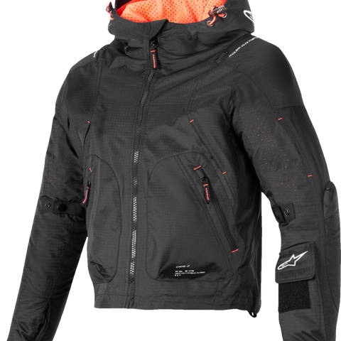 ALPINESTARS Stella Molly Air Jacket - Black/Coral Fluo - Large 3310625-1485-L