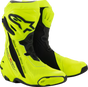 ALPINESTARS Supertech R Vented Boots - Fluorescent Yellow/Black - US 6.5 / EU 40 2220121-551-40