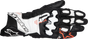 ALPINESTARS GP Plus R V3 Leather Gloves - Black/White/Fluo Red - 2XL 3550825-1231-2X