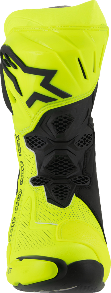 ALPINESTARS Supertech R Vented Boots - Fluorescent Yellow/Black - US 6.5 / EU 40 2220121-551-40