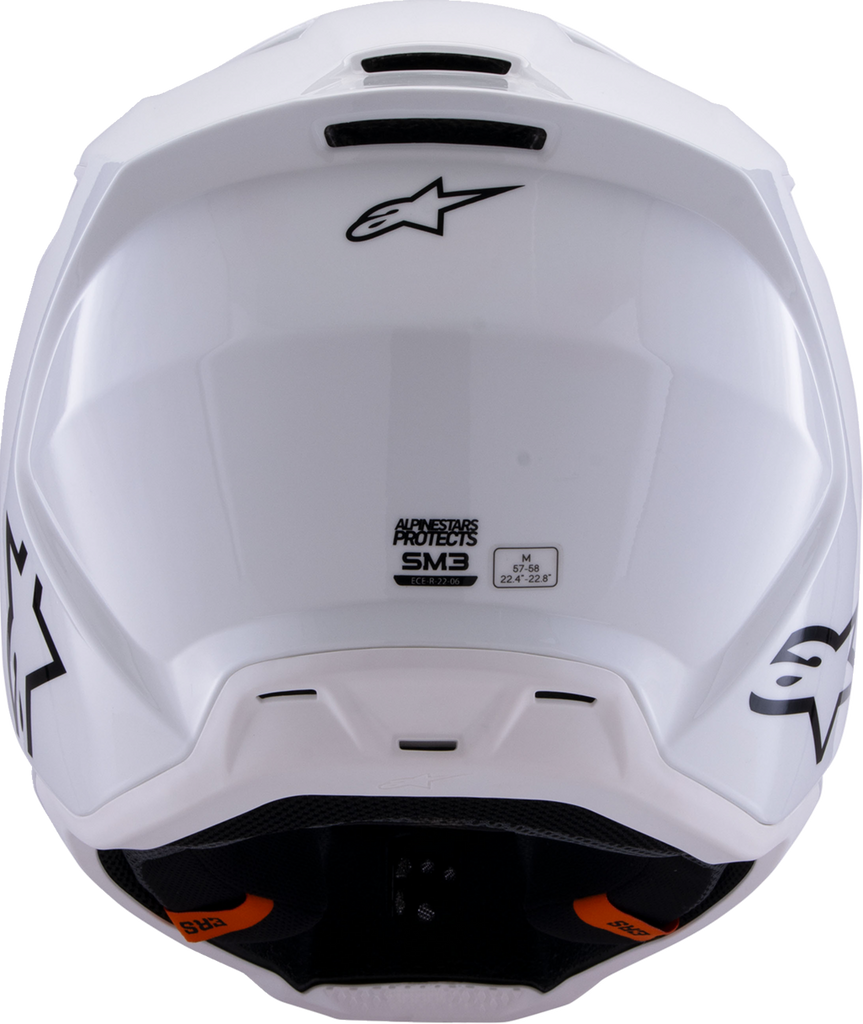 ALPINESTARS SM3 Helmet - Solid - Gloss White - XS 8300326-2180-XS