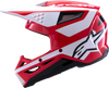 ALPINESTARS SM3 Helmet - Heat - Gloss Red/White/Black - Large 8301026-3126-L