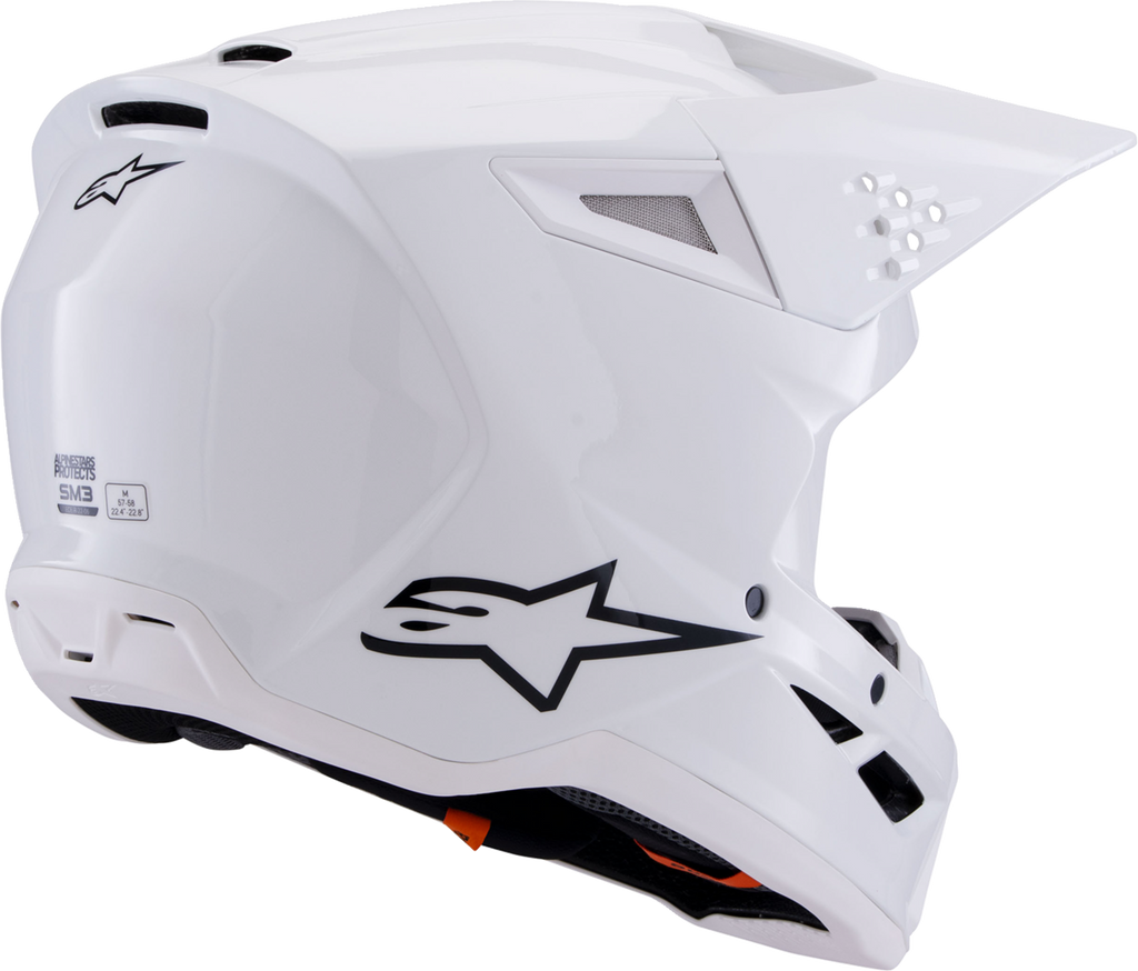 ALPINESTARS SM3 Helmet - Solid - Gloss White - Medium 8300326-2180-M