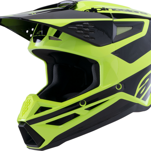 ALPINESTARS SM3 Helmet - Heat - Gloss Yellow Fluo/Black - Small 8301026-5011-S