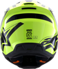 ALPINESTARS SM3 Helmet - Heat - Gloss Yellow Fluo/Black - Large 8301026-5011-L
