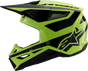 ALPINESTARS SM3 Helmet - Heat - Gloss Yellow Fluo/Black - Small 8301026-5011-S