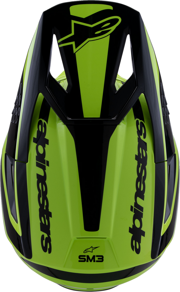 ALPINESTARS SM3 Helmet - Heat - Gloss Yellow Fluo/Black - Large 8301026-5011-L