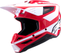 ALPINESTARS SM3 Helmet - Heat - Gloss Red/White/Black - Medium 8301026-3126-M