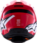 ALPINESTARS SM3 Helmet - Heat - Gloss Red/White/Black - Medium 8301026-3126-M