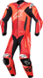 ALPINESTARS GP Plus v4 Sprint 1-Piece Leather Suit - Red Fluo/Mid Red/White - US 40 / EU 50 3150225-3087-50