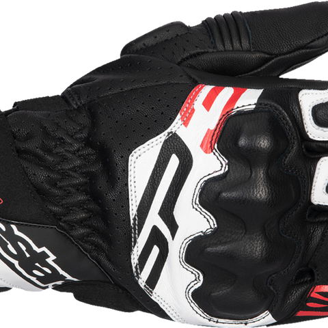 ALPINESTARS SP-3 Gloves - Black/White/Fluo Red - 3XL 3550925-1231-3X